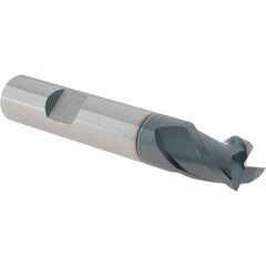 Iscar - 11.7mm, 12mm LOC, 12mm Shank Diam, 73mm OAL, 3 Flute, Solid Carbide Square End Mill - Eagle Tool & Supply