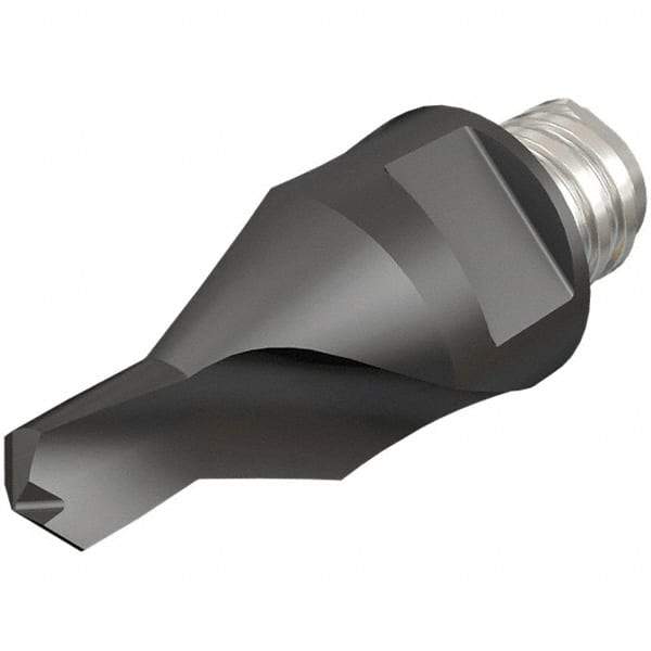 Iscar - MM ECS Grade IC908 Carbide Center Drill Milling Tip Insert - TiAlN Finish, 1 Flute, 3.28mm Cutting Diam, 4.6mm Depth of Cut - Eagle Tool & Supply
