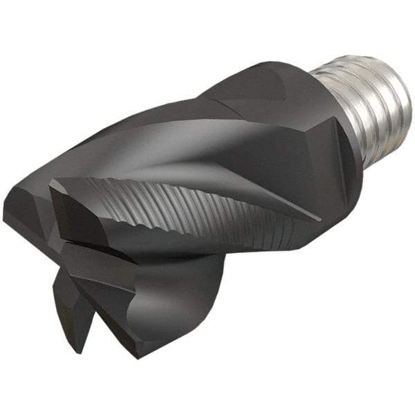 Iscar - MM EFS-CF Grade IC908 Carbide End Milling Tip Insert - TiAlN Finish, 4 Flutes, 10mm Cutting Diam, 7mm Depth of Cut, 13mm Extension, 38° Helix - Eagle Tool & Supply