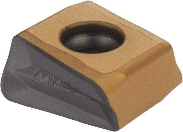 Iscar - T490 LNMT130616 Grade IC810 Carbide Milling Insert - AlTiN/TiN Finish, 0.507" Thick, 1.6mm Corner Radius - Eagle Tool & Supply