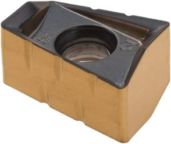 Iscar - H490 ANKX1706 CS Grade IC830 Carbide Milling Insert - TiAlN/TiN Finish, 0.4094" Thick, 0.8mm Corner Radius - Eagle Tool & Supply