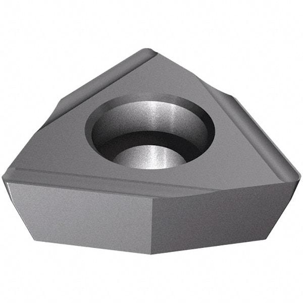 Iscar - WPEX060400 Grade IC908 Carbide Turning Insert - TiAlN Finish, 80° Trigon, 3/8" Inscr Circle, 4mm Thick, 0" Corner Radius - Eagle Tool & Supply