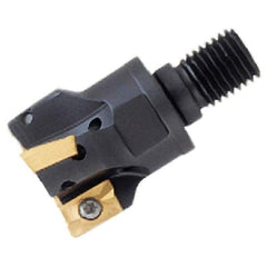 Iscar - 40mm Cut Diam, 14.3mm Max Depth of Cut, 40mm OAL, Indexable Square Shoulder End Mill - HM90 ADKT 1505.. Inserts, M16 Modular Connection, 90° Lead Angle, Through Coolant, Series FlexFit, Heli2000 - Eagle Tool & Supply