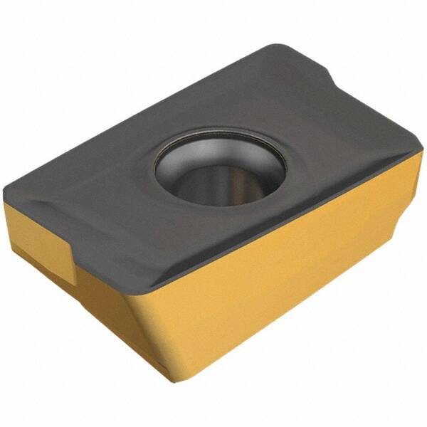 Iscar - 3M AXKT2006 Grade IC810 Carbide Milling Insert - AlTiN/TiN Finish, 0.2677" Thick, 1mm Corner Radius - Eagle Tool & Supply