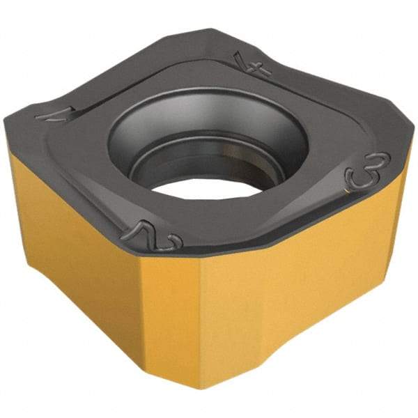 Iscar - S865 SNMU1305 MM Grade IC808 Carbide Milling Insert - TiAlN/AlTiN/TiN Finish, 0.2165" Thick, 13mm Inscribed Circle, 0.5mm Corner Radius - Eagle Tool & Supply