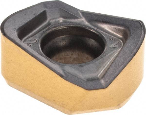 Iscar - H490 ANKX1205 FF Grade IC830 Carbide Milling Insert - TiAlN/TiN Finish, 0.252" Thick, 1.5mm Corner Radius - Eagle Tool & Supply