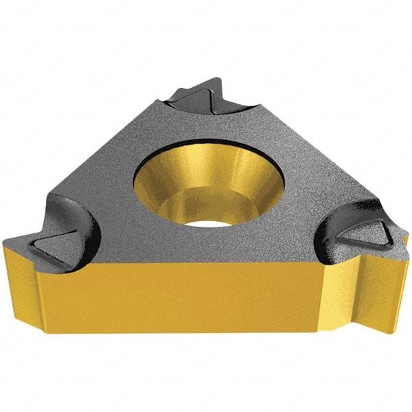 Iscar - 16ERB External Right Hand 11 BSPT Laydown Threading Insert - Grade IC908, TiAlN Coated Carbide, 9.53mm Inscribed Circle - Eagle Tool & Supply