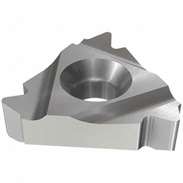 Iscar - 27ER External Right Hand 4 API Laydown Threading Insert - Grade IC250, TiCN/TiN Coated Carbide, 15.88mm Inscribed Circle - Eagle Tool & Supply