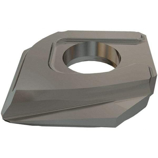 Iscar - HCDD160-090 QF Grade IC908 Carbide Milling Insert - TiAlN Finish, 0.1327" Thick - Eagle Tool & Supply