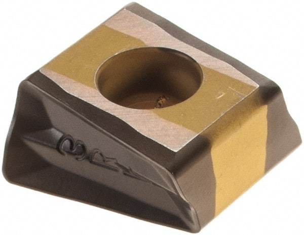 Iscar - T490 LNMT1306 Grade IC5100 Carbide Milling Insert - TiCN/Al2O3 Finish, 0.262" Thick, 0.8mm Corner Radius - Eagle Tool & Supply