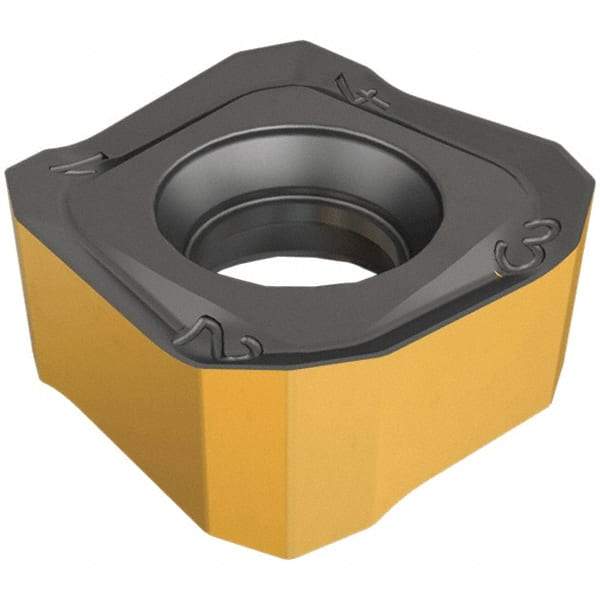 Iscar - S865 SNMU1305 Grade IC810 Carbide Milling Insert - AlTiN/TiN Finish, 0.2165" Thick, 13mm Inscribed Circle, 0.5mm Corner Radius - Eagle Tool & Supply