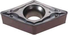 Iscar - DCMT3-2 PF Grade IC806 Carbide Turning Insert - TiAlN Finish, 55° Diamond, 3/8" Inscr Circle, 5/32" Thick, 1/32" Corner Radius - Eagle Tool & Supply