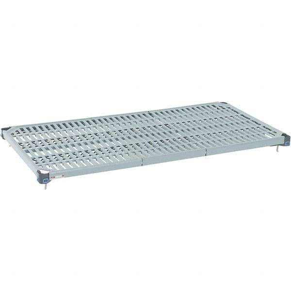 Metro - 36" Wide, 1-1/2" High, Open Shelving Shelf - Polymer, 24" Deep, Use with Metro Max Q - Eagle Tool & Supply