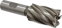 Hertel - 1-1/4" Diam, Fine Pitch, 2" LOC, 6 Flute Cobalt Roughing Square End Mill - Uncoated, 4-1/4" OAL, 3/4" Shank Diam, Single End, 30° Helix - Eagle Tool & Supply