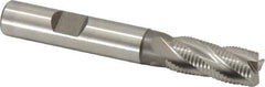 Hertel - 10mm Diam, Fine Pitch, 22mm LOC, 4 Flute Cobalt Roughing Square End Mill - Uncoated, 72mm OAL, 10mm Shank Diam, Single End, Centercutting, 30° Helix - Eagle Tool & Supply