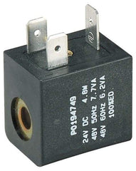 Parker - 12 DC Volt, Class F, Solenoid Coil - 5.5 Watt, IP 65 Enclosure, Use with Parker B Series Viking Valve - Eagle Tool & Supply