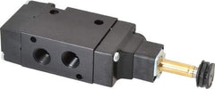 Parker - 1/4" NPT Port, Single Solenoid, 3 Way, Valveless Coil, Aluminum Solenoid Valve - Normally Closed, 145 Max PSI, Buna-N Seal - Eagle Tool & Supply