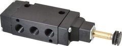 Parker - 1/4" NPT Port, Single Solenoid, 2 Position Valveless Coil, Aluminum Solenoid Valve - Normally Open Through Ports 1 & 2, 145 Max PSI, Buna-N Seal - Eagle Tool & Supply