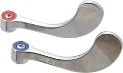 Chicago Faucets - Faucet Replacement Wristblade Handles - Chrome, Use with All Chicago Faucet Manual Faucets - Eagle Tool & Supply