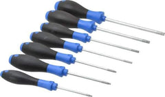 Wiha - 7 Piece, Torx Plus Standard Slotted Screwdriver Set - Comes in Box - Eagle Tool & Supply