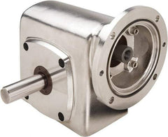 Boston Gear - 2.06 Centerline Distance, 10:1, 175 RPM Output, 2.34 Input Horsepower, 789 Lbs. Max Torque, Speed Reducer - Part No. SSF72110KB7GS, Single Shaft Left, 7/8" Bore, 4.34" High, 140TC NEMA - Eagle Tool & Supply