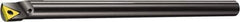 Sandvik Coromant - 0.5984" Min Bore Diam, 7-1/4" OAL, 1/2" Shank Diam, E..STFPR/L..-R Indexable Boring Bar - Screw-On Holding Method - Eagle Tool & Supply