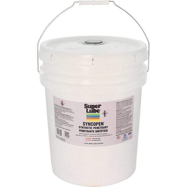 Synco Chemical - 5 Gal Pail Synthetic Penetrant - Translucent Brown, -10°F to 180°F, Food Grade - Eagle Tool & Supply