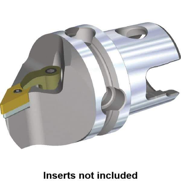 Kennametal - Right Hand Cut, Size KM63, VN.. Insert Compatiblity, Modular Turning & Profiling Cutting Unit Head - 115mm Head Length, Through Coolant, Series M-Clamping - Eagle Tool & Supply