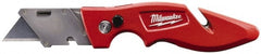 Milwaukee Tool - Fixed Blade Folding Utility Knife - Eagle Tool & Supply