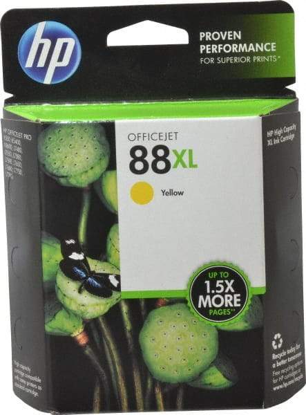 Hewlett-Packard - Yellow Ink Cartridge - Use with HP Officejet Pro K550 - Eagle Tool & Supply