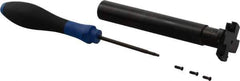 Seco - Shank Connection, 3/8" Cutting Width, 0.413" Depth of Cut, 1-1/2" Cutter Diam, 2 Tooth Indexable Slotting Cutter - 3/4" Shank Diam, R335.18 Toolholder, LNK.. 05.. Insert, Right Hand Cutting Direction - Eagle Tool & Supply