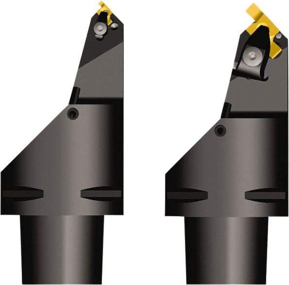 Seco - 14EL Insert, 109.98mm Head Length, 0.125" Min Groove Width, Modular Grooving Cutting Unit Head - Left Hand Cut, System Size C6, Series Seco-Capto - Eagle Tool & Supply