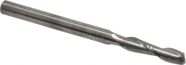 Niagara Cutter - 3/16", 3/4" LOC, 3/16" Shank Diam, 2-1/2" OAL, 2 Flute, Solid Carbide Square End Mill - Single End, Uncoated, Spiral Flute, 30° Helix, Centercutting, Right Hand Cut, Right Hand Flute, Series C230 - Eagle Tool & Supply