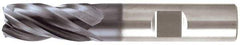 Niagara Cutter - 1", 4 Flute, Single End, Solid Carbide, 0.03" Corner Radius End Mill - 5" OAL, Right Hand Flute, 2" LOC, Right Hand Cut - Eagle Tool & Supply