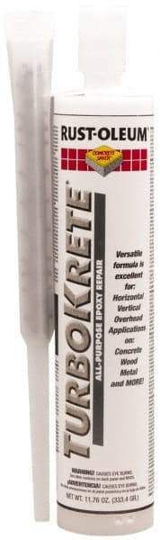 Rust-Oleum - 9 oz Cartridge Adhesive - Gray - Eagle Tool & Supply