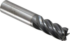 Niagara Cutter - 5/8", 5 Flute, Single End, Solid Carbide, 0.03" Corner Radius End Mill - 3-1/2" OAL, 40° Helix, Right Hand Flute, 1-1/4" LOC, Right Hand Cut - Eagle Tool & Supply