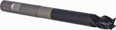 Niagara Cutter - 1/2", 4 Flute, Single End, Solid Carbide, 0.03" Corner Radius End Mill - 5" OAL, Right Hand Flute, 5/8" LOC, Right Hand Cut, 3-1/8" Extended Reach - Eagle Tool & Supply