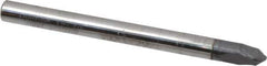 Niagara Cutter - 1/4" Diam, 1/4" LOC, 2 Flute Solid Carbide Ball End Mill - AlTiN Finish, Single End, 3" OAL, 1/4" Shank Diam, Spiral Flute - Eagle Tool & Supply