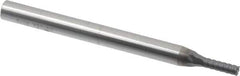 Niagara Cutter - 1/8", 3/8" LOC, 1/4" Shank Diam, 3" OAL, 6 Flute, Solid Carbide Square End Mill - Single End, AlTiN Finish, Spiral Flute, 45° Helix, Centercutting, Right Hand Cut, Right Hand Flute, Series MZ645 - Eagle Tool & Supply