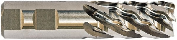 Niagara Cutter - 1" Diam 6 Flute Cobalt 0.03" Chamfer Width Corner Chamfer End Mill - Eagle Tool & Supply