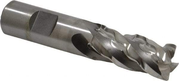 Niagara Cutter - 3/4", 4 Flute, Single End, Cobalt, Corner Chamfer End Mill - 5-1/4" OAL, Right Hand Flute, 3" LOC, Right Hand Cut - Eagle Tool & Supply