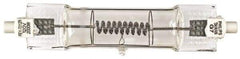 Philips - 2,000 Watt, 120 Volt, Halogen Miniature & Specialty T8 Lamp - Double Ended Contact Base, 1,600 & Greater Equivalent Range, Neutral (3,000 to 3,699), 1-3/4" OAL - Eagle Tool & Supply