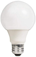 Philips - 9 Watt Fluorescent Residential/Office Medium Screw Lamp - 2,700°K Color Temp, 500 Lumens, 120 Volts, EL/A G25, 8,000 hr Avg Life - Eagle Tool & Supply