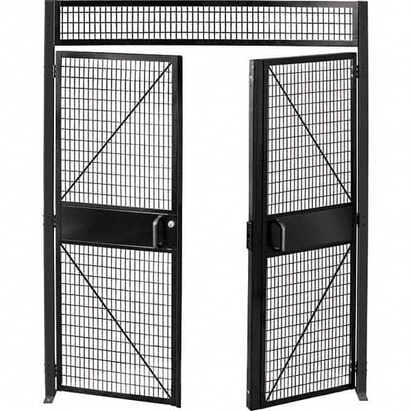 Folding Guard - Temporary Structure Doors Type: Hinged Door Width (Feet): 8 - Eagle Tool & Supply