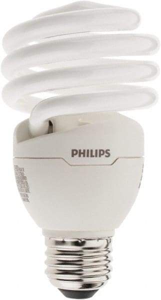 Philips - 23 Watt Fluorescent Residential/Office Medium Screw Lamp - 2,700°K Color Temp, 1,600 Lumens, 120 Volts, EL/mDT, 10,000 hr Avg Life - Eagle Tool & Supply