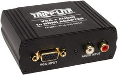 Tripp-Lite - Converter Adapter - HDMI Male Connector, Black, Use with Cabling and Video Applications - Eagle Tool & Supply