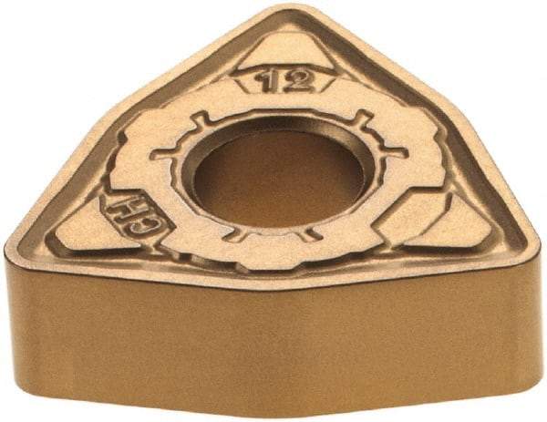 Tungaloy - WNMG433 Grade T5115 Carbide Turning Insert - 80° Trigon, 1/2" Inscr Circle, 3/16" Thick, 3/64" Corner Radius - Eagle Tool & Supply
