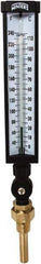 Winters - 30 to 240°F, Industrial Thermometer with Standard Thermowell - 3 Inch Immersion Length, 3-1/2 Inch Stem Length, 17 Inch Long, 3/4 Inch Thread - Eagle Tool & Supply