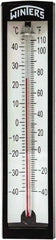 Winters - -40 to 110°F, Industrial Thermometer with Standard Thermowell - 2 Inch Immersion Length, 1-7/8 Inch Stem Length, 6 Inch Long, 1/2 Inch Thread - Eagle Tool & Supply