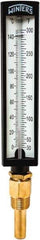 Winters - 30 to 300°F, Industrial Thermometer with Standard Thermowell - 2 Inch Immersion Length, 1.825 Inch Stem Length, 10 Inch Long, 1/2 Inch Thread - Eagle Tool & Supply